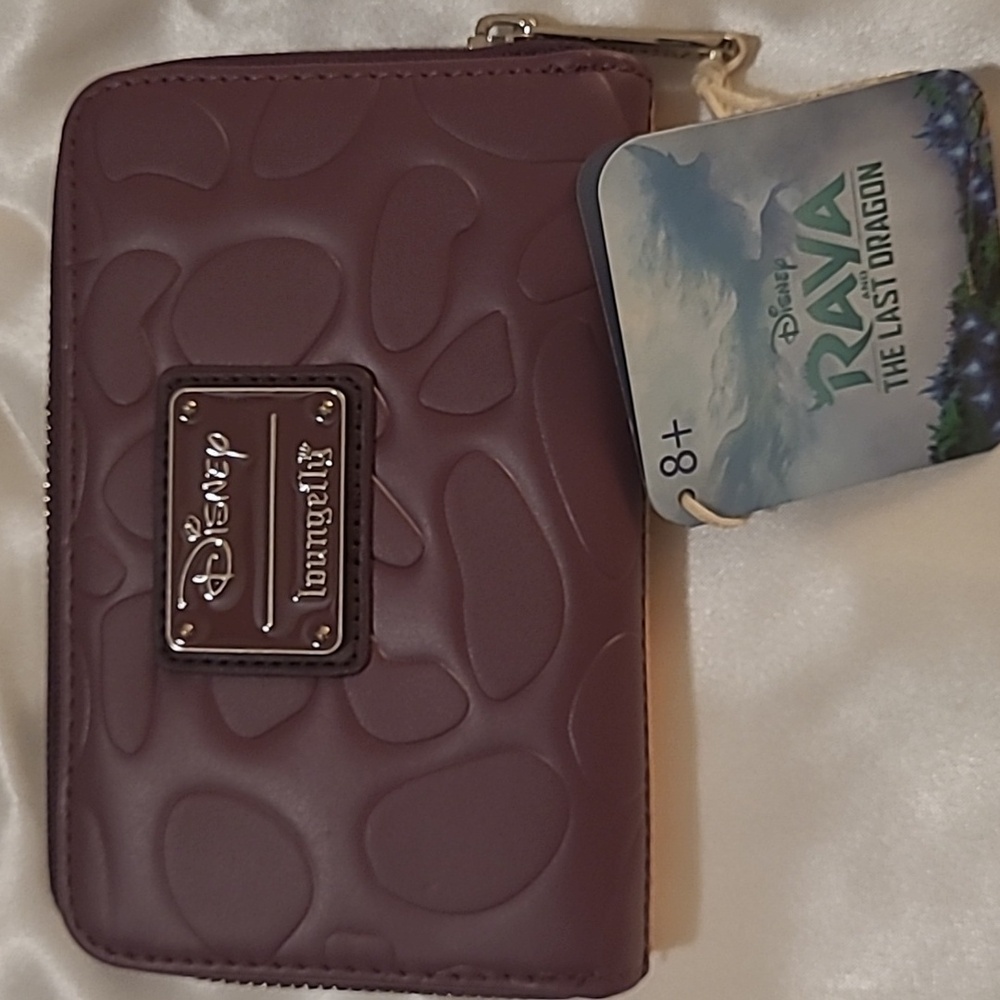 Loungefly Brown and Tan Zipper Wallet With Silver Hardware - Picture 3 of 11